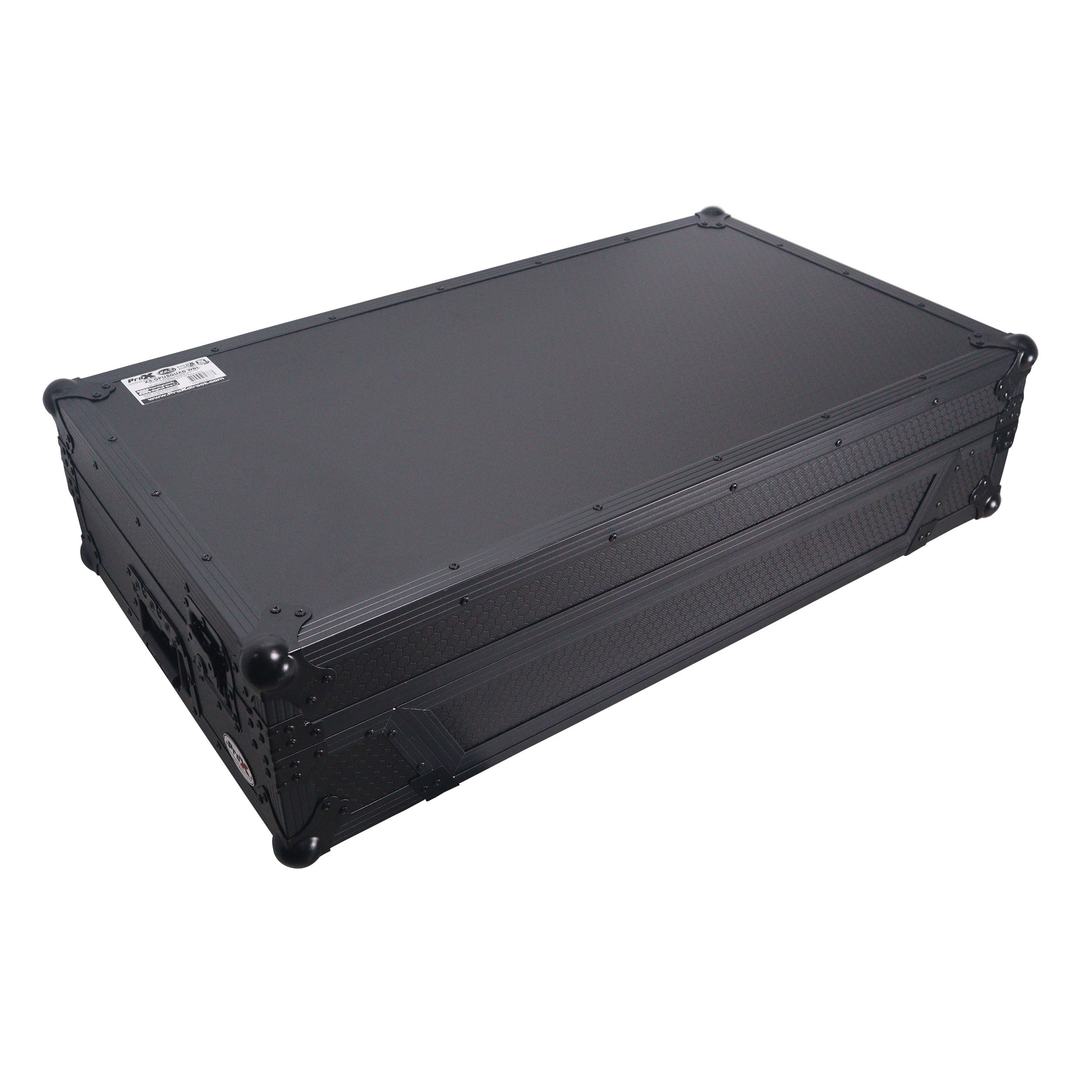 ProX ATA Flight Style Road Case For Pioneer Opus Quad DJ Controller with 1U Rack Space and Wheels - Black Finish