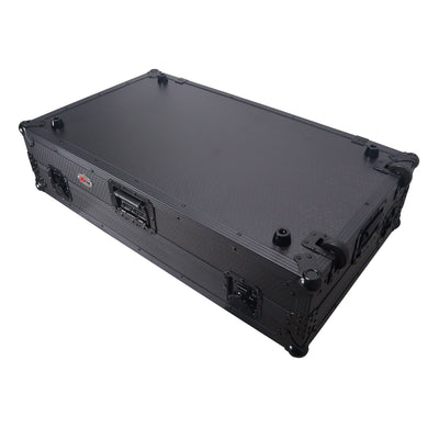 ProX ATA Flight Style Road Case For Pioneer Opus Quad DJ Controller with 1U Rack Space and Wheels - Black Finish