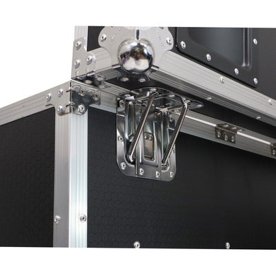 ProX Par Can Universal Utility Case 4" Wheels Will Hold 6 of 12" x12" Large or 12 of 12" x 5.5" Slim LED Par Lights