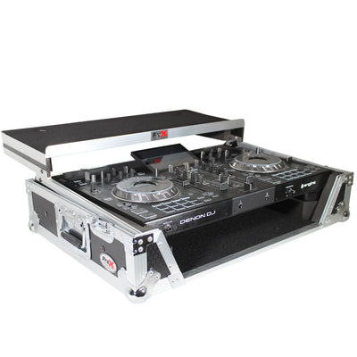 ProX ATA Flight Case For Denon PRIME 2 DJ Controller with Laptop Shelf