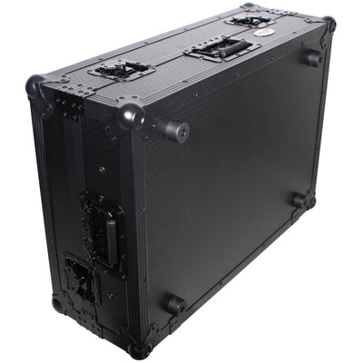 ProX ATA Flight Case For Denon PRIME 2 DJ Controller with Laptop Shelf 1U Rack Space - Black