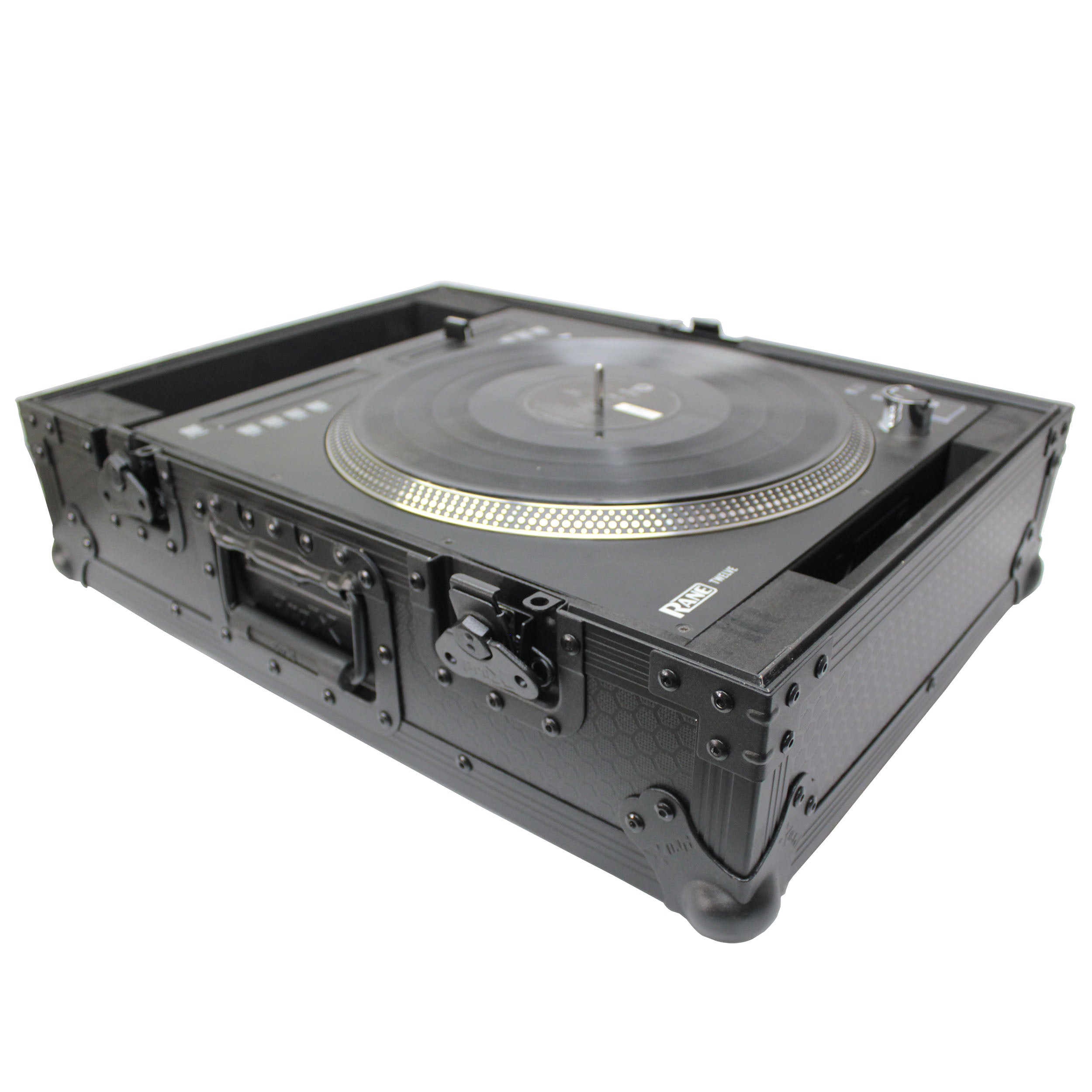 ProX Flight Case for Rane 12 Motorized DJ Control System | Black on Black