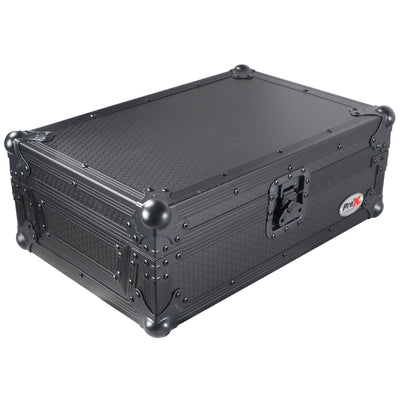 ProX Flight Case for Rane Seventy-Two 72 and Rane Seventy DJ Mixer | Black on Black