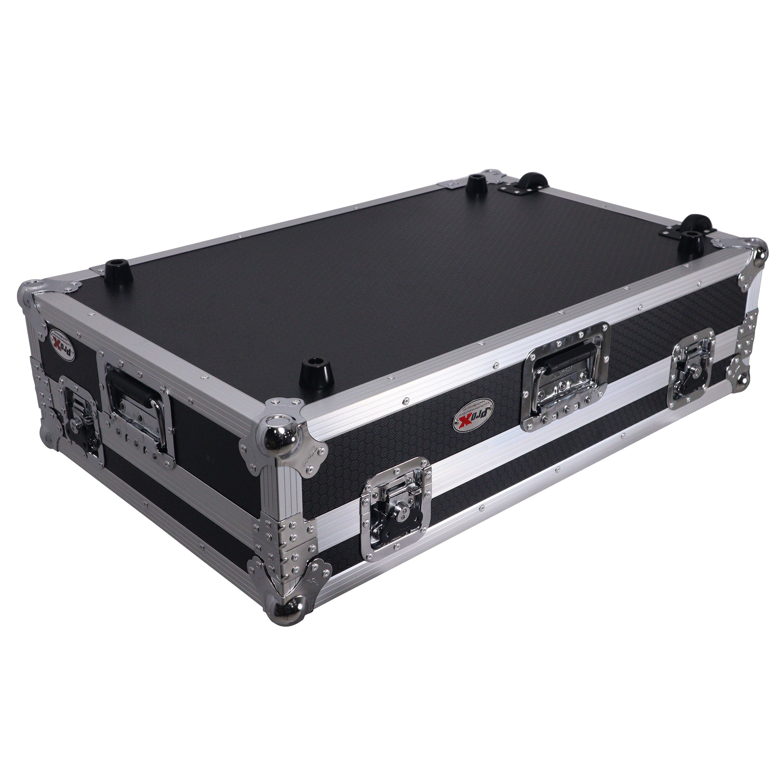 ProX ATA Flight Style Road Case For RANE Four or RANE Performer DJ Controller with 1U Rack Space and Wheels