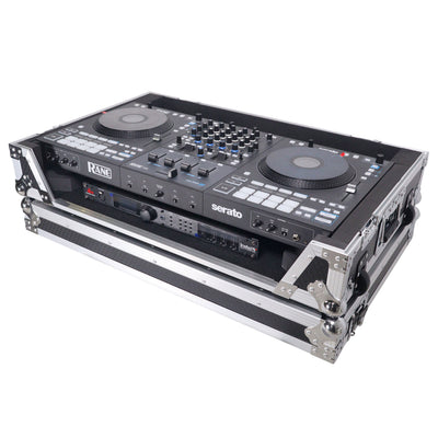 ProX ATA Flight Style Road Case For RANE Four or RANE Performer DJ Controller with 1U Rack Space and Wheels