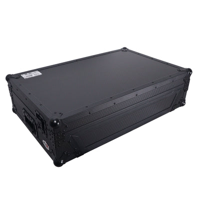 ProX ATA Flight Style Road Case For RANE Four or RANE Performer DJ Controller with 1U Rack Space and Wheels - Black Finish
