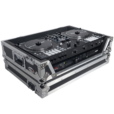 ProX Flight Case For RANE ONE DJ Controller with 1U Rack and Wheels