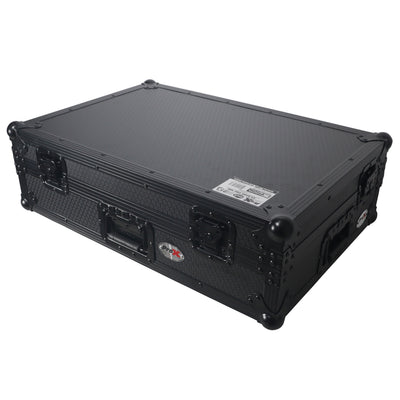 ProX Flight Case For RANE ONE DJ Controller with 1U Rack and Wheels - Black Finish