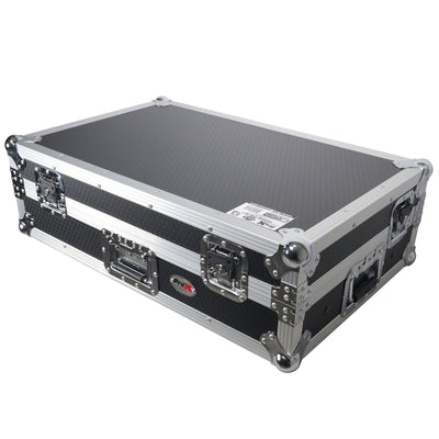 ProX Flight Case For RANE ONE DJ Controller with Sliding Laptop Shelf, 1U Rack, and Wheels