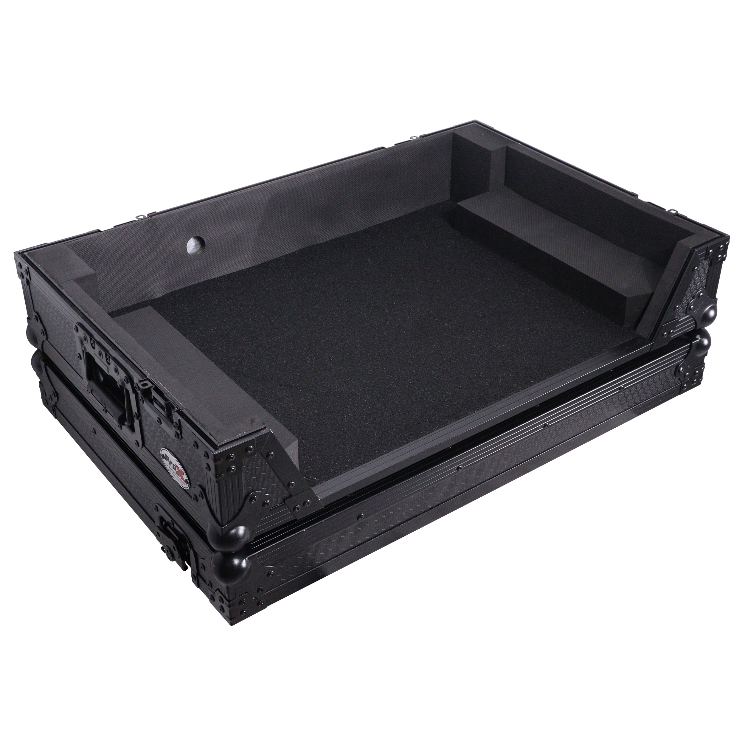 ProX Flight Case For RANE SYSTEM ONE Dj Controller Wheels Black on Black 1U