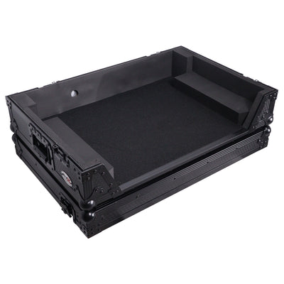 ProX Flight Case For RANE SYSTEM ONE Dj Controller Wheels Black on Black 1U