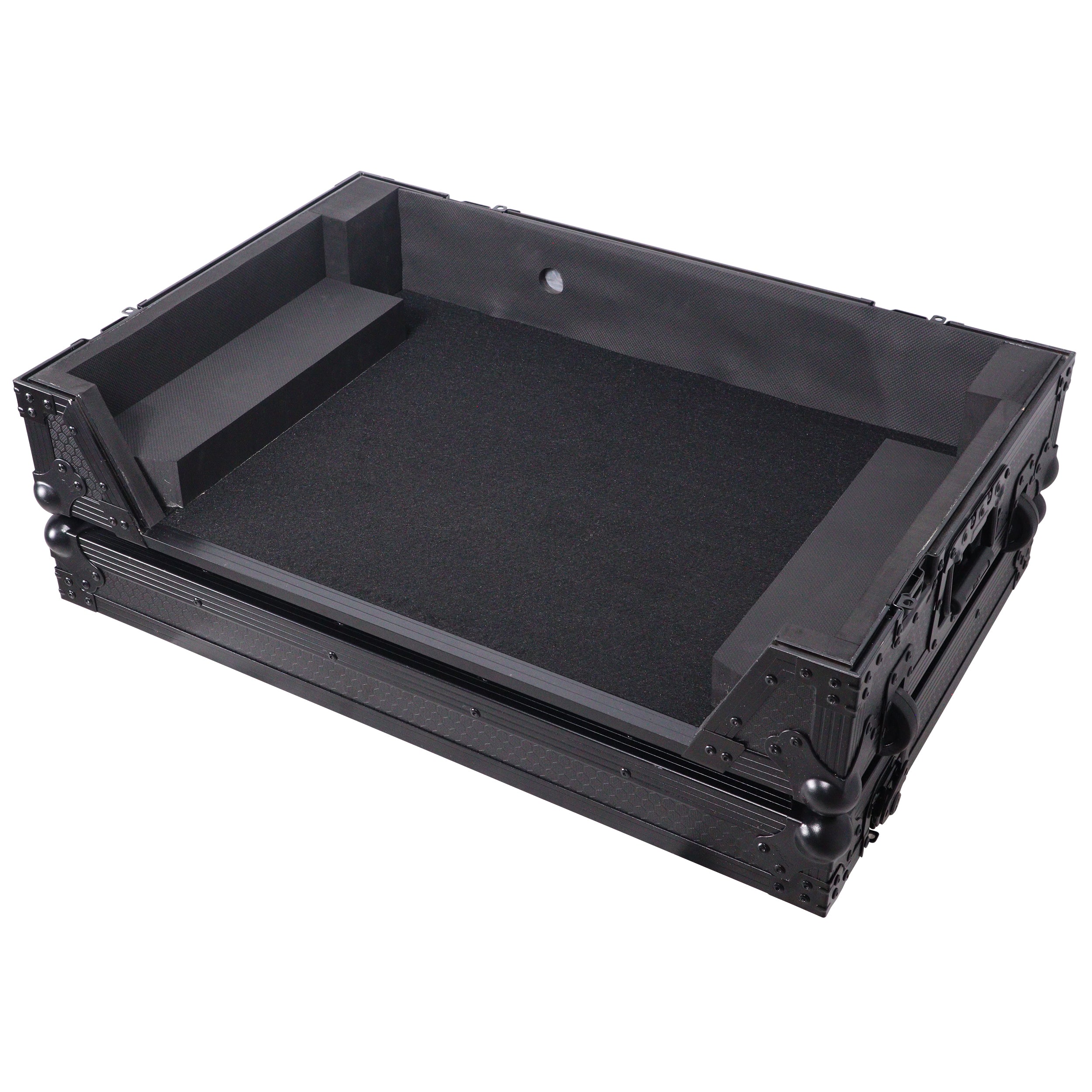 ProX Flight Case For RANE SYSTEM ONE Dj Controller Wheels Black on Black 1U