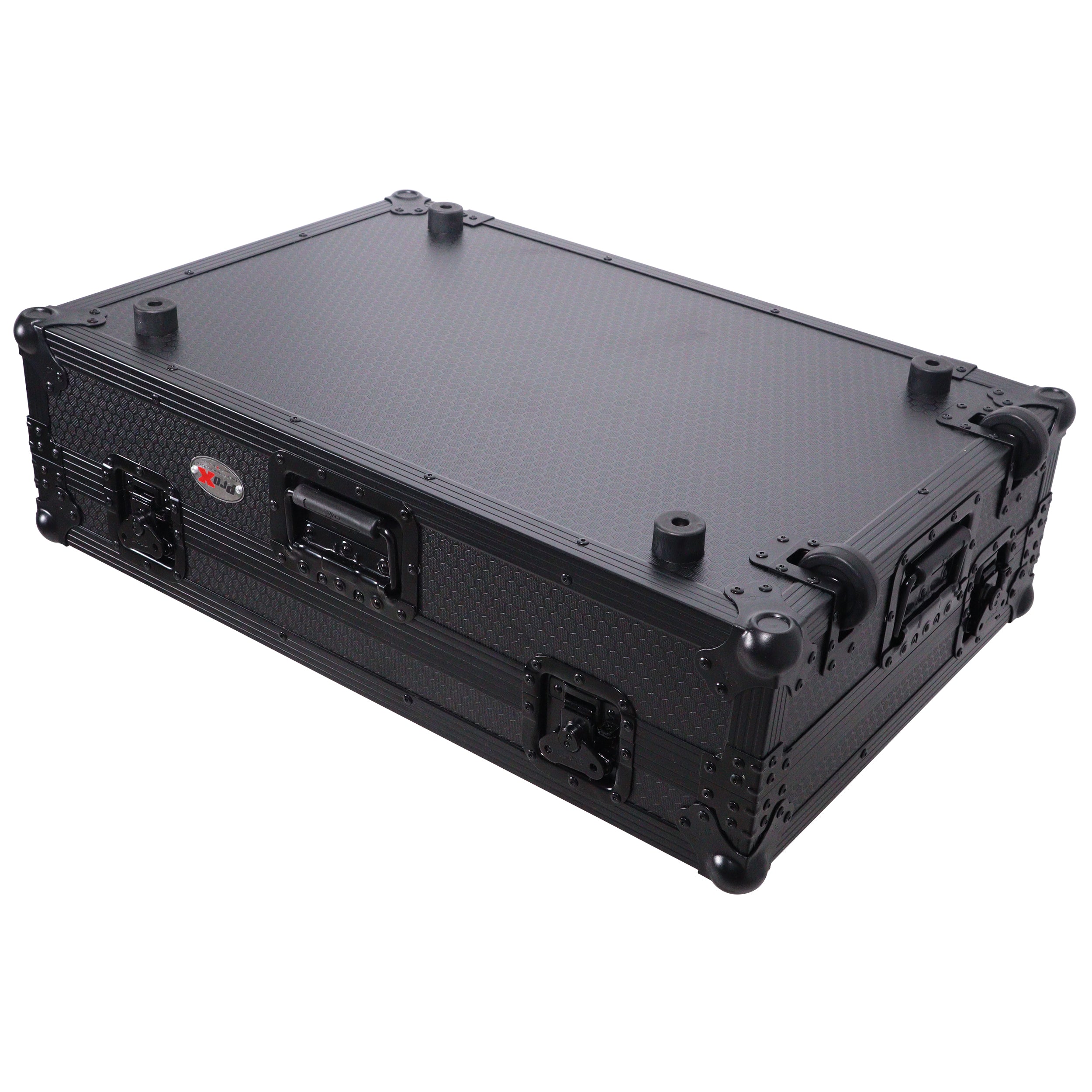 ProX Flight Case For RANE SYSTEM ONE Dj Controller Wheels Black on Black 1U