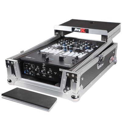 ProX 11" DJ Mixer Road Case W/Laptop Shelf for Rane Seventy-Two 72 and Rane Seventy