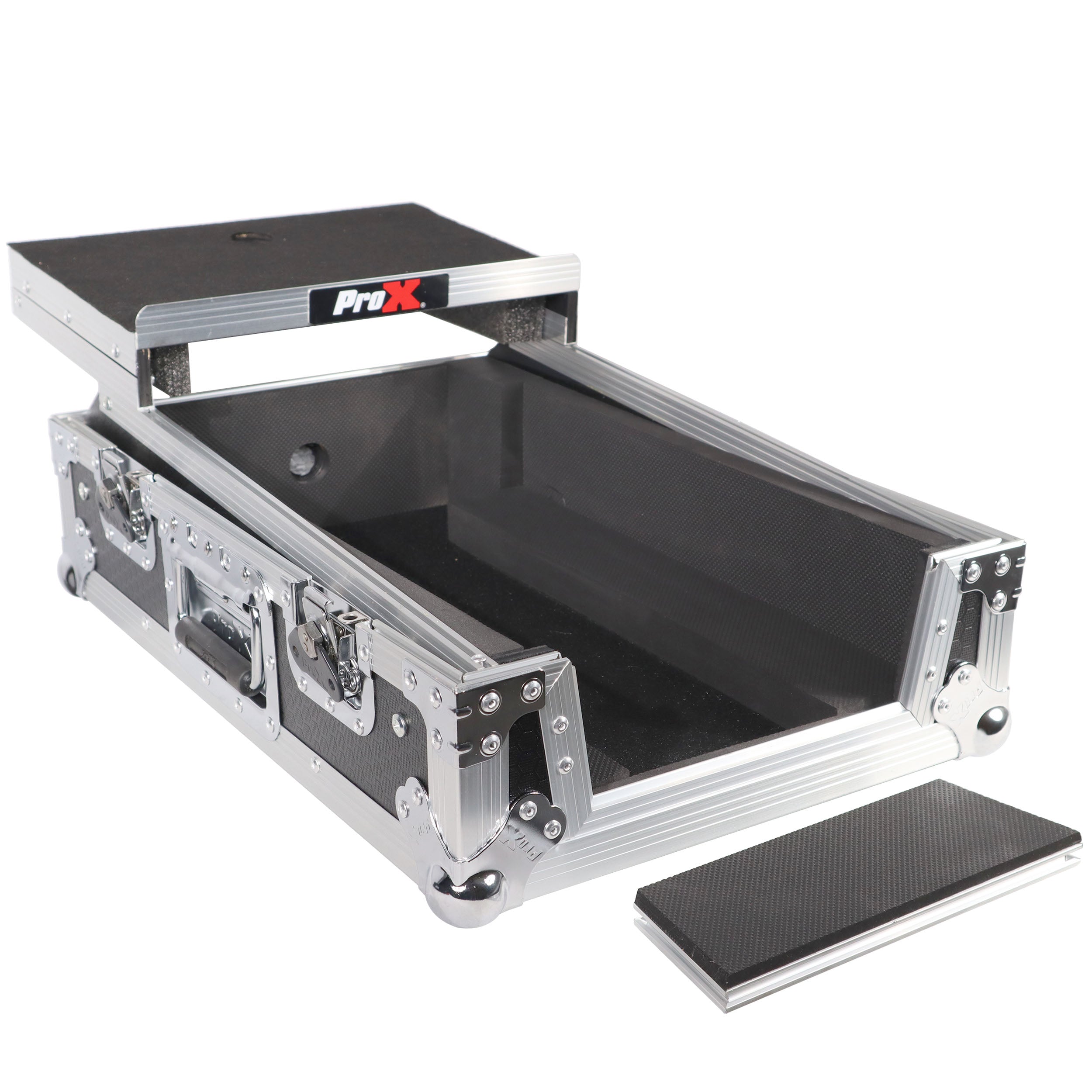ProX 11" DJ Mixer Road Case W/Laptop Shelf for Rane Seventy-Two 72 and Rane Seventy