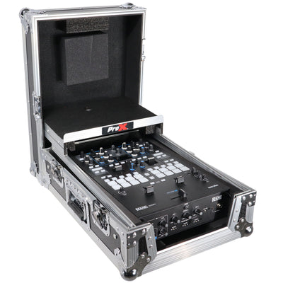 ProX 11" DJ Mixer Road Case W/Laptop Shelf for Rane Seventy-Two 72 and Rane Seventy
