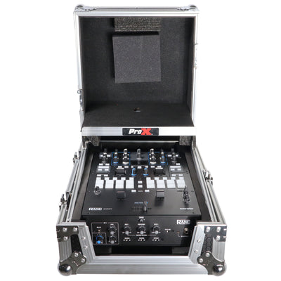 ProX 11" DJ Mixer Road Case W/Laptop Shelf for Rane Seventy-Two 72 and Rane Seventy
