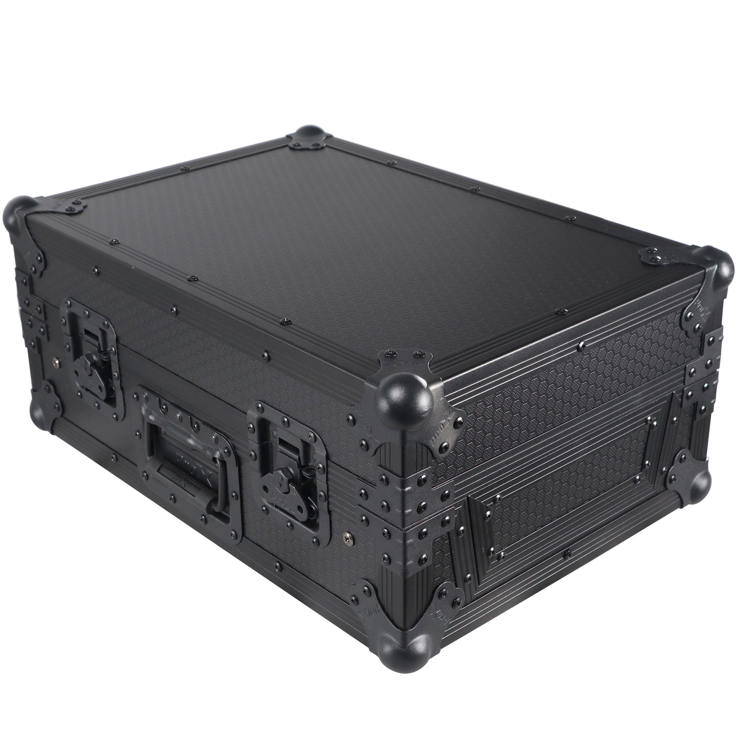 ProX 11" DJ Mixer Road Case W/Laptop Shelf for Rane Seventy-Two 72 and Rane Seventy (Black on Black)