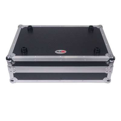 ProX ATA Flight Style Road Case For Denon SC Live 4 Controller with Laptop Shelf 1U Rack Space