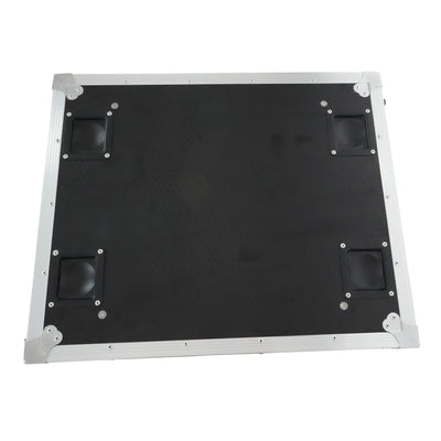 ProX 18U 20" Deep Vertical Rack to Rack Shock Mount Case with 2 Sliding Slam Doors & 4" Caster Wheels