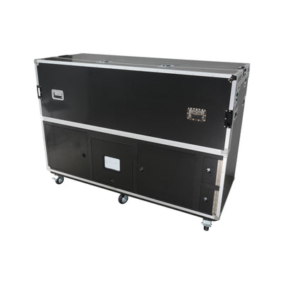 ProX Large Mixing Console Case 3x side by side 2x 12U & 10U Shock Mount Slam Rack