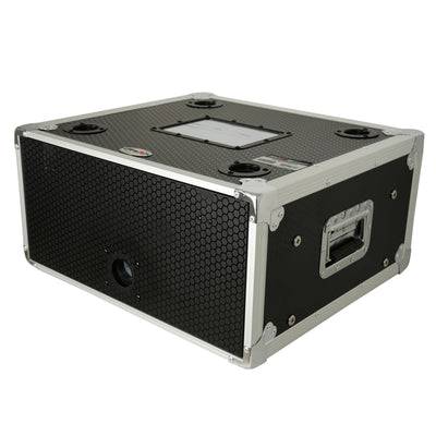 ProX 4U Vertical Shockmount Rack Case 14" Depth with Dual Top Sliding Slam Doors