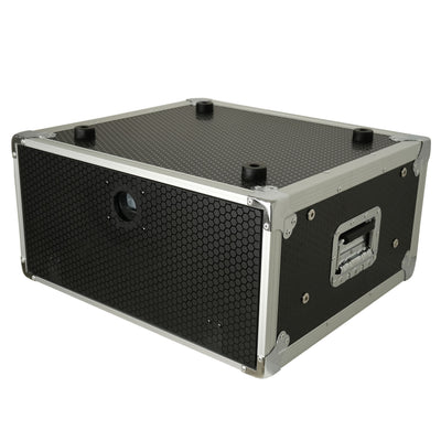 ProX 4U Vertical Shockmount Rack Case 14" Depth with Dual Top Sliding Slam Doors
