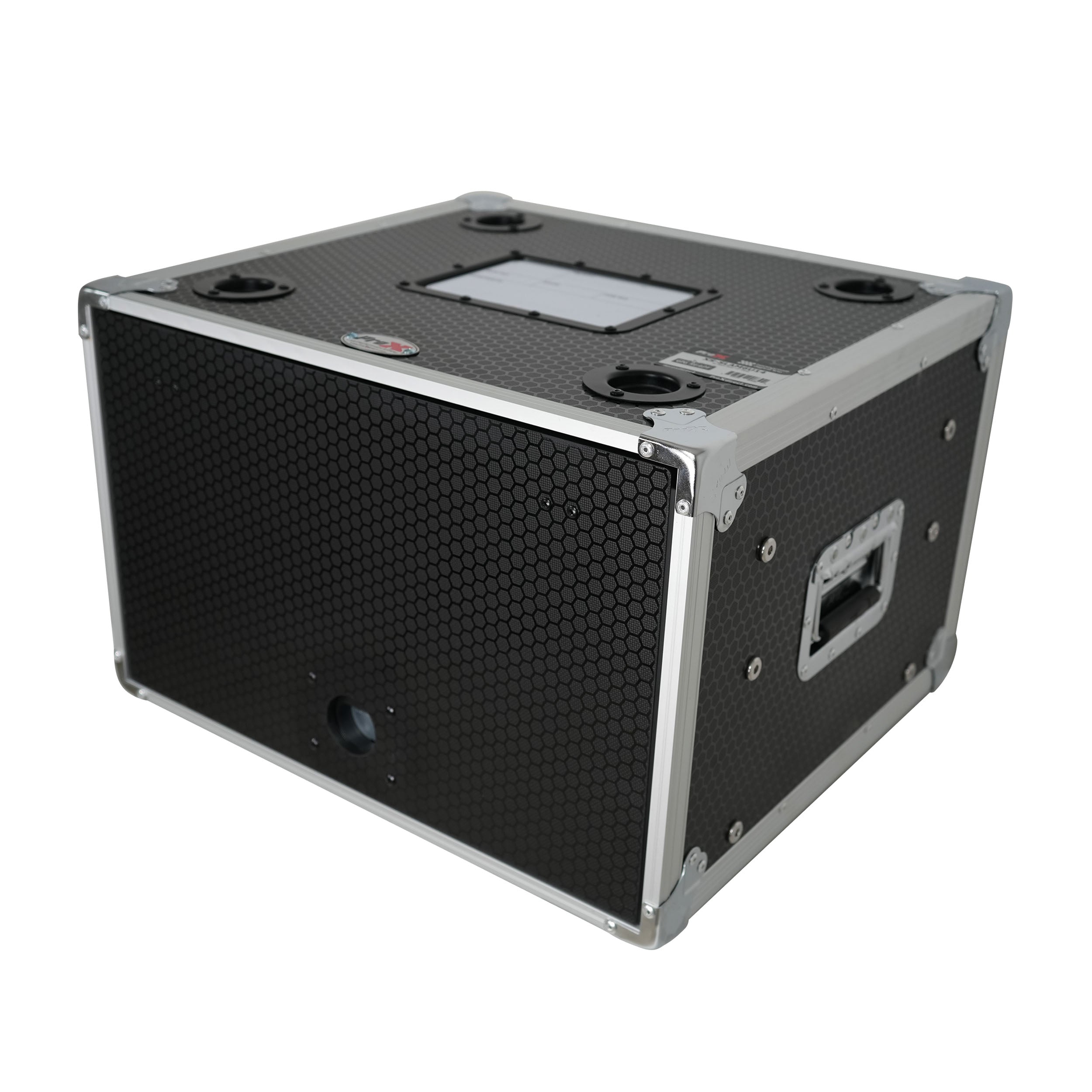 ProX 6U Vertical Shockmount Rack Case 14" Depth with Dual Top Sliding Slam Doors