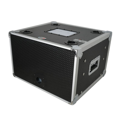 ProX 6U Vertical Shockmount Rack Case 14" Depth with Dual Top Sliding Slam Doors