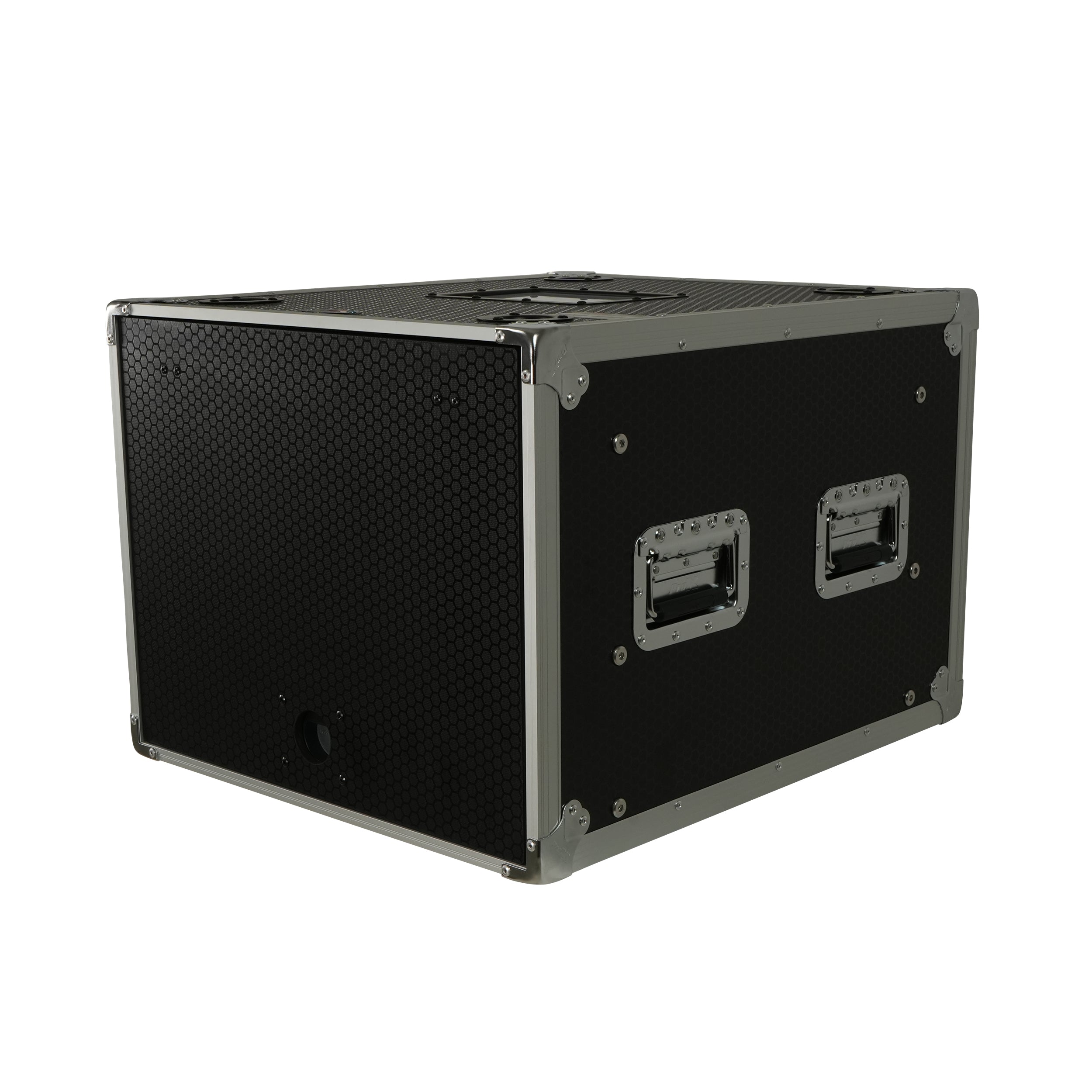 ProX 8U Vertical Shockmount Rack Case 20" Depth with Dual Top Sliding Slam Doors
