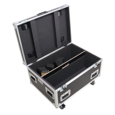 ProX Universal ATA Dual Speaker Flight Case for 2x RCF NXL14 and similar sizes 12" H x 10" D x 30" W