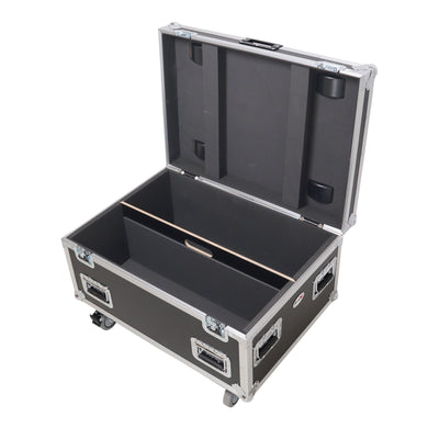 ProX Universal ATA Dual Speaker Flight Case for 2x RCF NXL14 and similar sizes 12" H x 10" D x 30" W
