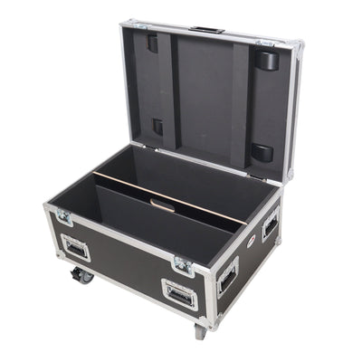 ProX Universal ATA Dual Speaker Flight Case for 2x RCF NXL14 and similar sizes 12" H x 10" D x 30" W
