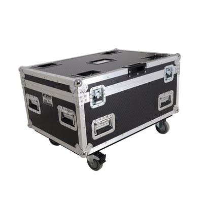 ProX Universal ATA Dual Speaker Flight Case for 2x RCF NXL14 and similar sizes 12" H x 10" D x 30" W