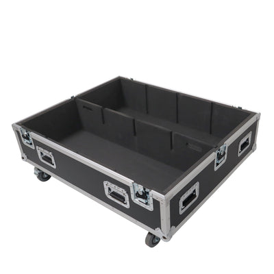 ProX Universal Dual Speaker Flight Case Fits (4) 26x20x15 inch