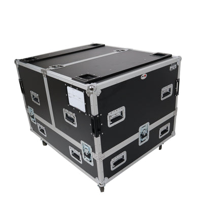 ProX Universal Dual Speaker Flight Case Fits (4) 26x20x15 inch