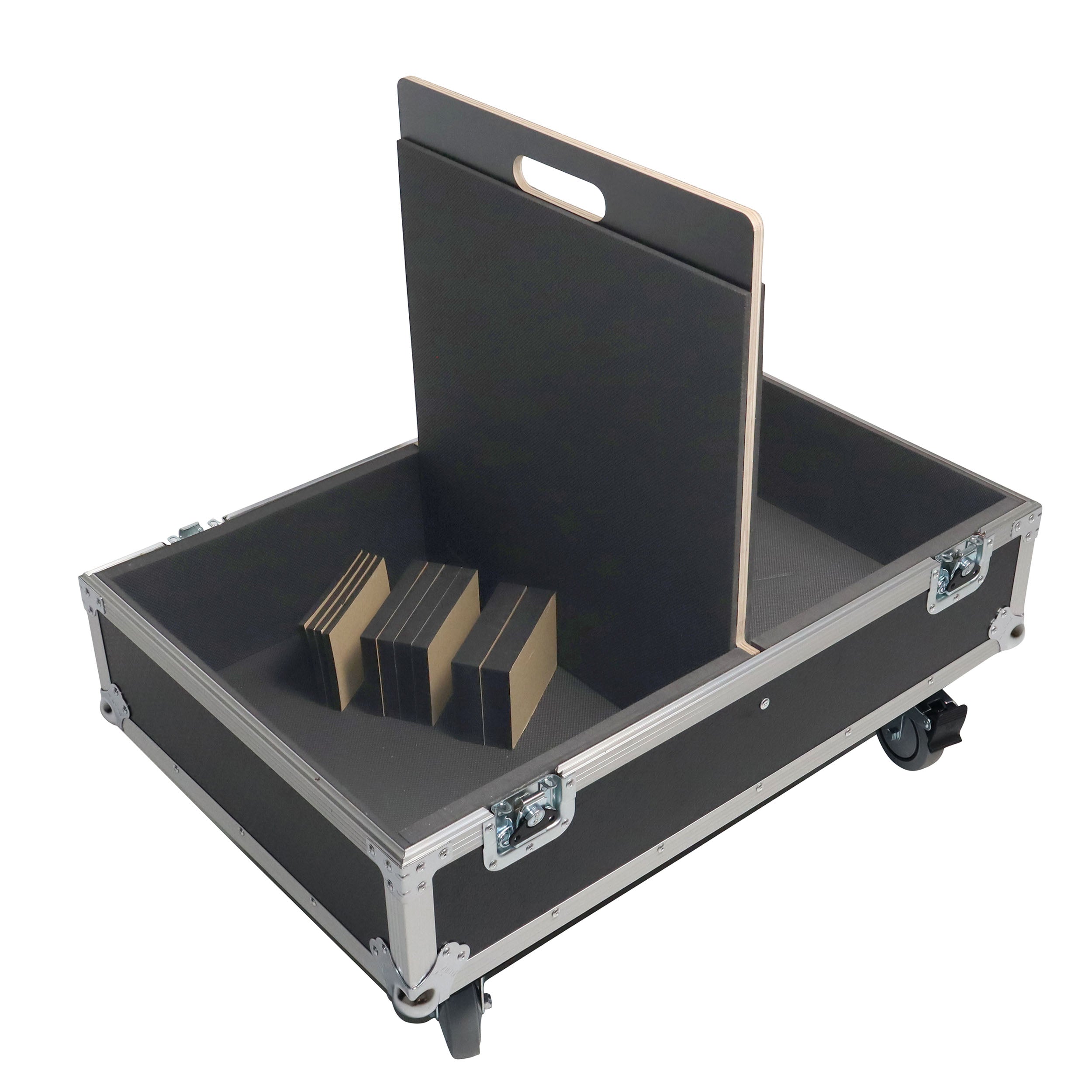 ProX ATA Dual Speaker Flight Case For QSC KC12 Sub 26H x15Wx19L in.