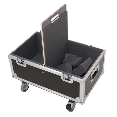 ProX Universal ATA Dual Speaker Flight Case for 2x RCF TTL4 and similar sizes 33"Hx15"Wx12.50"D