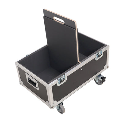 ProX Universal ATA Dual Speaker Flight Case for 2x RCF TTL4 and similar sizes 33"Hx15"Wx12.50"D