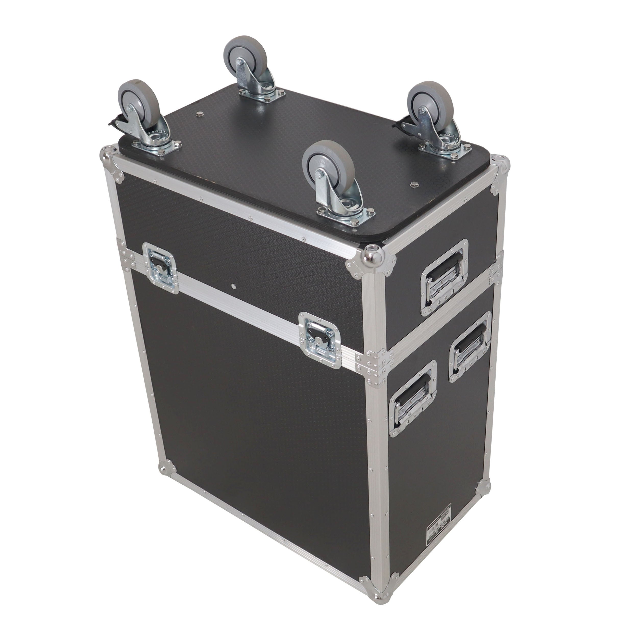 ProX Universal ATA Dual Speaker Flight Case for 2x RCF TTL4 and similar sizes 33"Hx15"Wx12.50"D