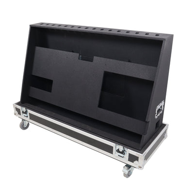 ProX 55" LED Floor Monitor with 4x 4" Wheels