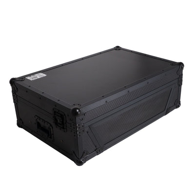 ProX 2U Flight Road Case For Pioneer DDJ-FLX10 REV5 REV7 DJ Controller with Laptop Shelf Wheels LED Black Finish