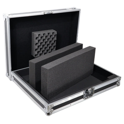ProX Universal Flight Style Digital Audio Mixer Console Road Case with Foam – Fits up to 18" x 21" Mixers