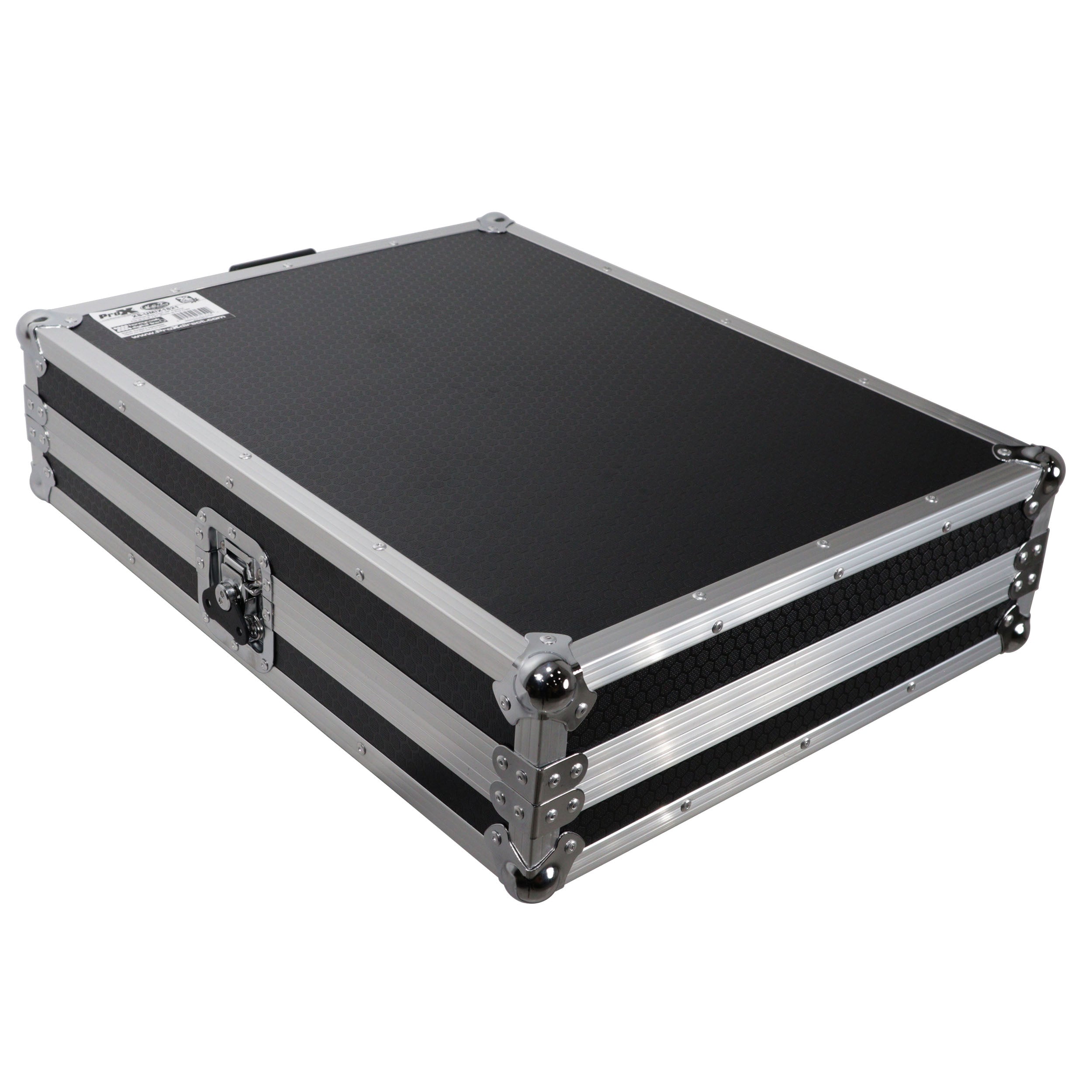 ProX Universal Flight Style Digital Audio Mixer Console Road Case with Foam – Fits up to 18" x 21" Mixers