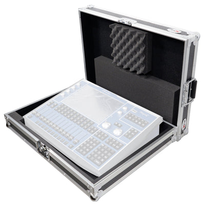 ProX Universal Flight Style Digital Audio Mixer Console Road Case with Foam – Fits up to 18" x 21" Mixers
