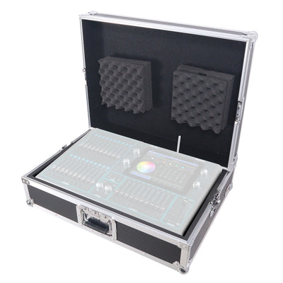 ProX Universal Flight Style Road Case for CHAMSYS QuickQ 20 with Foam Fits up to 24"x15" Mixers