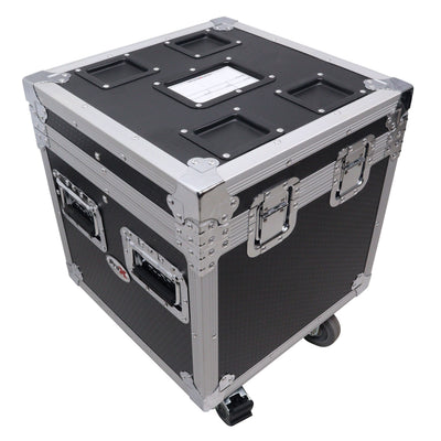 ProX ATA Utility Flight Travel Heavy-Duty Storage Road Case with 4" in casters – 18"x18"x18' Exterior