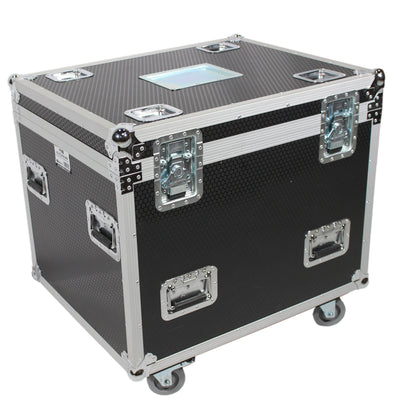 ProX TruckPax Utility ATA Flight Case Truck Storage Road Case with Dividers Tray and 4" in casters – 24"x30"x30" Ext