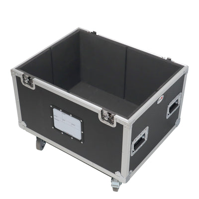ProX 5 Tier TruckPax Utility ATA Flight Case Truck Storage Road Case with Dividers and 4" in casters – 24"x30"x68" Ext