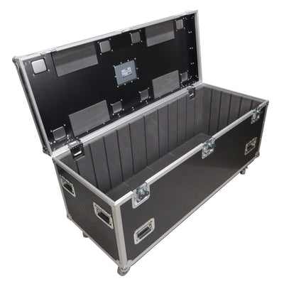 ProX TruckPax Utility ATA Flight Case Truck Storage Road Case with Dividers Tray and 4" in casters - 24"x60"x30" Ext